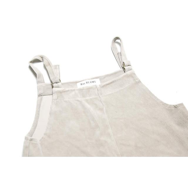 Ray BEAMS レイビームス コードベロアサロペット 63-17-0050-690 ベージュ オーバーオール オールインワン コーデュロイ ☆☆lc26454 |  | 03