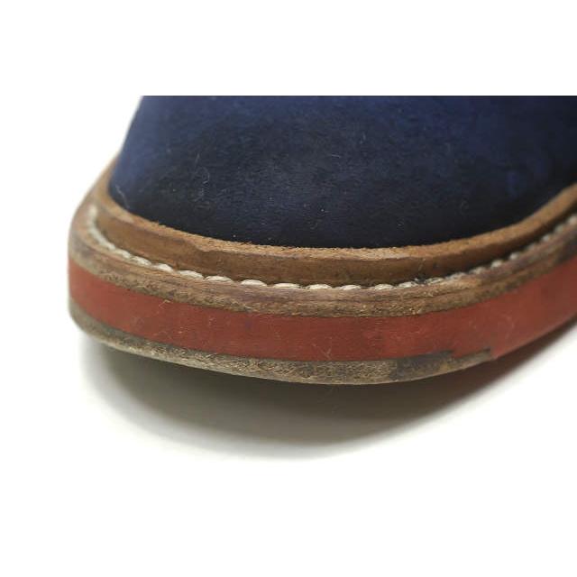 CELINE セリーヌ フランス製 スエードレースアップダービーシューズ 37.5(24.5cm) ネイビー ブリックソール シューズ ☆☆lc26477 |  | 07