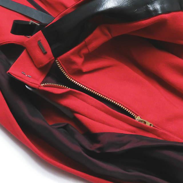 TOGA トーガ 日本製 サスペンダースカートレイヤードワンピース TA41-FH006 1 レッド ジョーゼット フレンチスリーブ トップス ☆☆lc26544 |  | 07