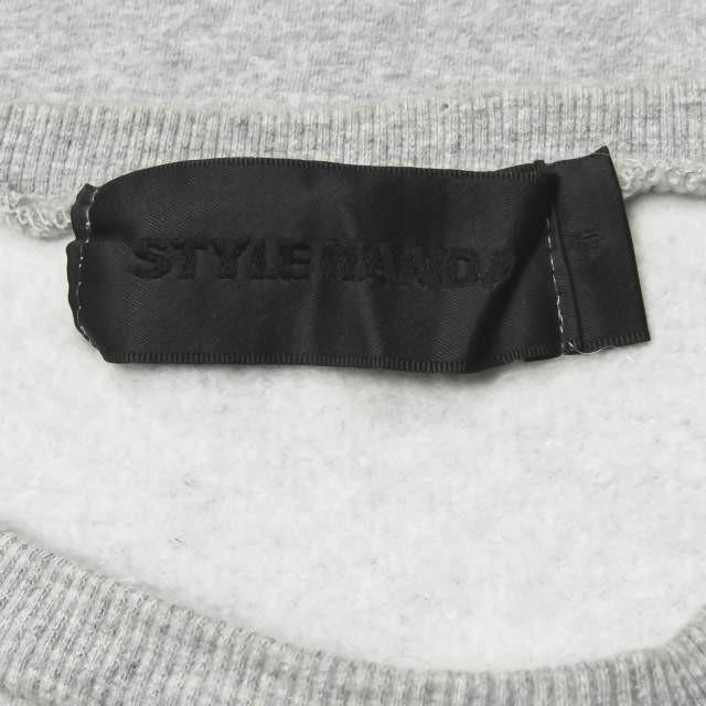 Stylenanda スタイルナンダ コットンクルーネックスウェット グレー トレーナー 長袖 ショート丈 トップス Lc Loopヤフーショッピング店 通販 Yahoo ショッピング