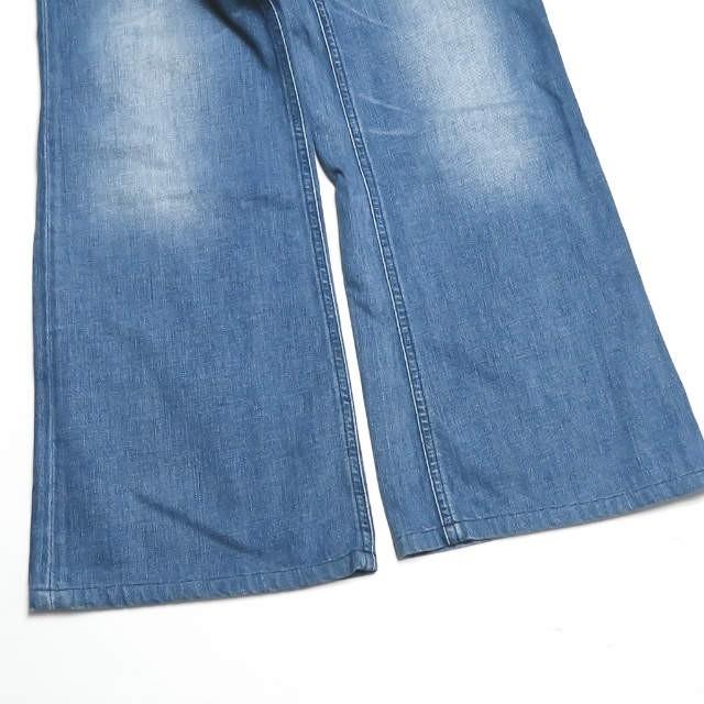 DIESEL ディーゼル VIXY ウォッシュ加工 フレアデニムパンツ 008LB 25 インディゴブルー ボタンフライ ボトムス |  | 10