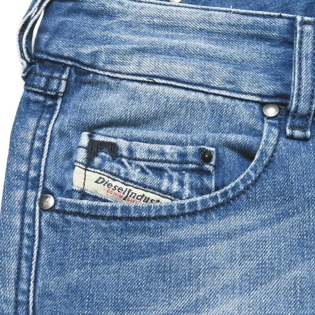 DIESEL ディーゼル VIXY ウォッシュ加工 フレアデニムパンツ 008LB 25 インディゴブルー ボタンフライ ボトムス |  | 05
