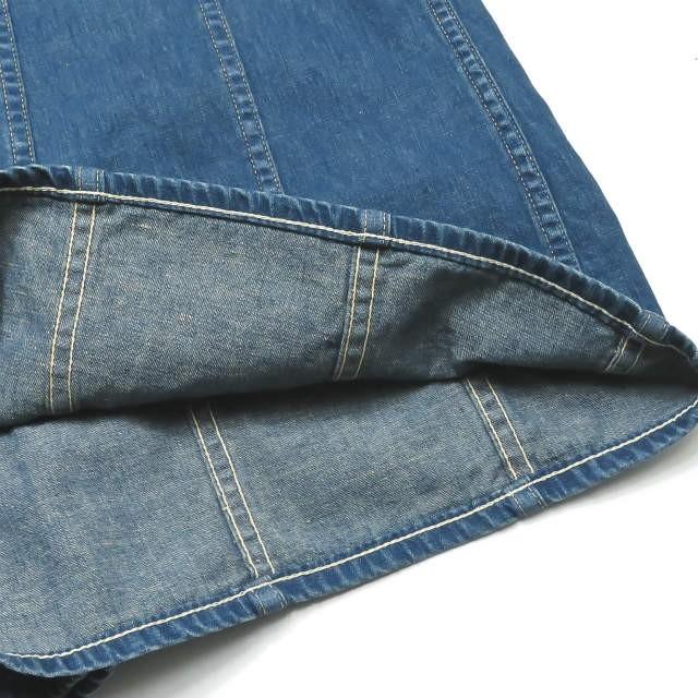 orslow オアスロウ 日本製 袴ワイドデニムパンツ 1 インディゴ クリース メッシュベルト ボトムス |  | 10