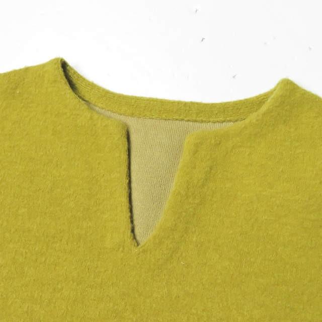 crepuscule クレプスキュール 16AW 日本製 コットンウールキーネックプルオーバー 1603-005 フリー グリーン 長袖 ニット |  | 03