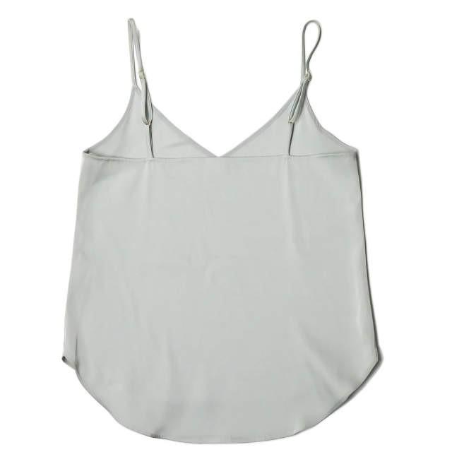 ELIN エリン 17SS 日本製 double satin camisole ダブルサテンキャミソール 11701-42-1112 38 ブルー アセテート タンクトップ |  | 01