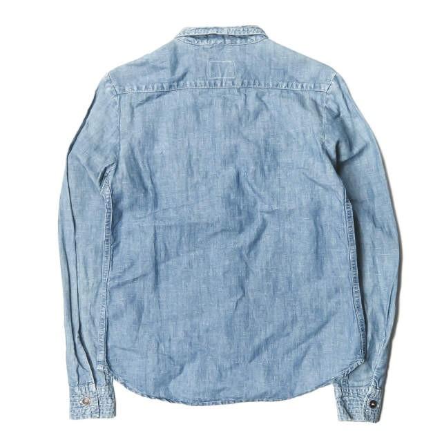 LEVI'S VINTAGE CLOTHING リーバイスヴィンテージクロージング トルコ製 コットンリネンシャンブレーワークシャツ XS ブルー |  | 01