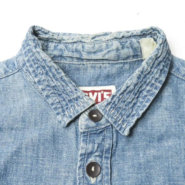 LEVI'S VINTAGE CLOTHING リーバイスヴィンテージクロージング トルコ製 コットンリネンシャンブレーワークシャツ XS ブルー |  | 03