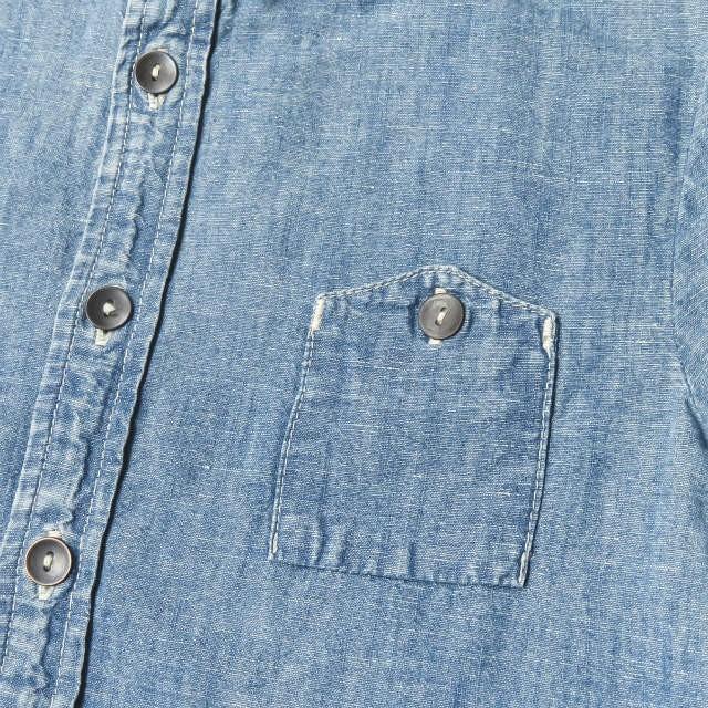 LEVI'S VINTAGE CLOTHING リーバイスヴィンテージクロージング トルコ製 コットンリネンシャンブレーワークシャツ XS ブルー |  | 05