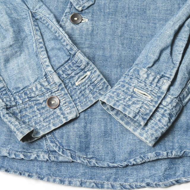 LEVI'S VINTAGE CLOTHING リーバイスヴィンテージクロージング トルコ製 コットンリネンシャンブレーワークシャツ XS ブルー |  | 06