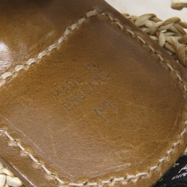 ANGLO アングロ イングランド製 太メッシュリングベルト M ベージュ レザー |  | 03
