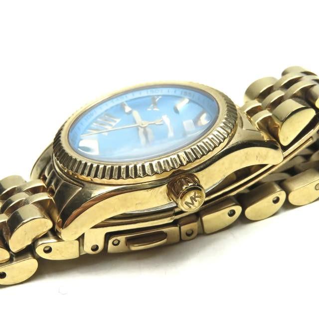 マイケルコース Michael Kors ミニレキシントン 腕時計 MK-3271 ゴールド ウォッチ ブルー |  | 01
