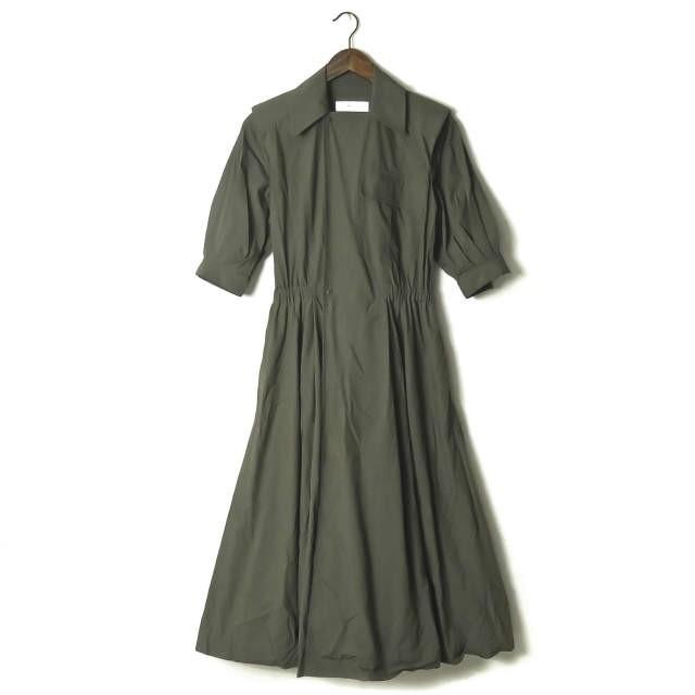 トーガ プルラ Toga Pulla 19ss 日本製 Cotton Taffeta Shirt Dress コットンタフタシャツドレス Tp91 Fh237 36 ミリタリー ワンピース ギャザー Lc Loopヤフーショッピング店 通販 Yahoo ショッピング