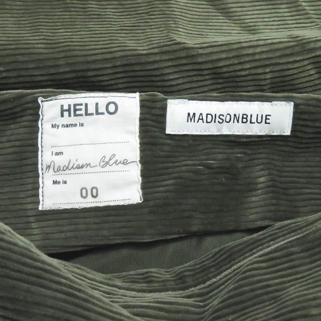 マディソンブルー MADISON BLUE 18AW 日本製 コーデュロイミモレフレアスカート MB184-6002 00(XS) グリーン サイドジップ マキシ ボトムス |  | 02