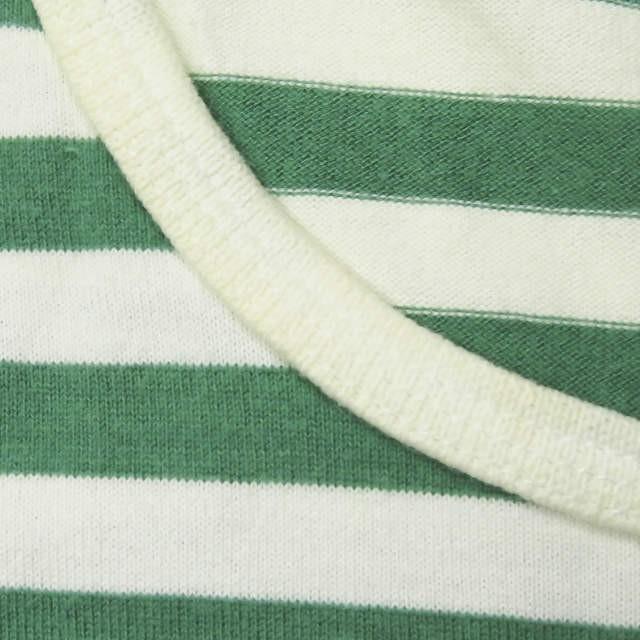 マリメッコ marimekko フィンランド製 ボーダーショートスリーブTシャツ S グリーン 半袖 トップス |  | 04