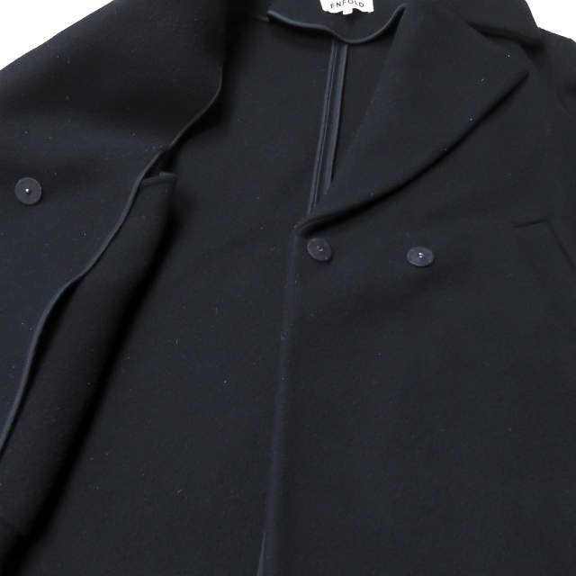 エンフォルド ENFOLD モッサAラインショートコート 3008A130-1390  36 ネイビー メルトン P アウター |  | 08