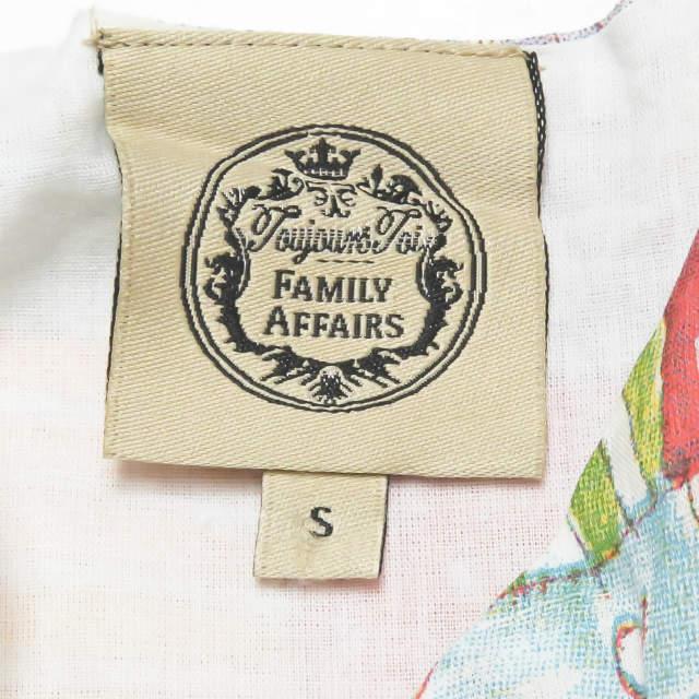 FAMILY AFFAIRS ファミリーアフェアーズ Odile Dress Love Print プリントキャミワンピース S ホワイト 総柄 テキスタイル lc27505 |  | 02