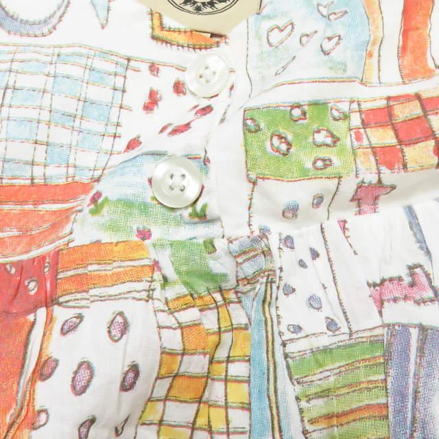 FAMILY AFFAIRS ファミリーアフェアーズ Odile Dress Love Print プリントキャミワンピース S ホワイト 総柄 テキスタイル lc27505 |  | 04