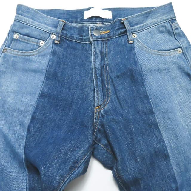 AP STUDIO エーピーストゥディオ 17SS 日本製 Switching Denim スイッチングデニムパンツ 17030586301010 34 ブルー 切替 ☆☆lc27527 |  | 03