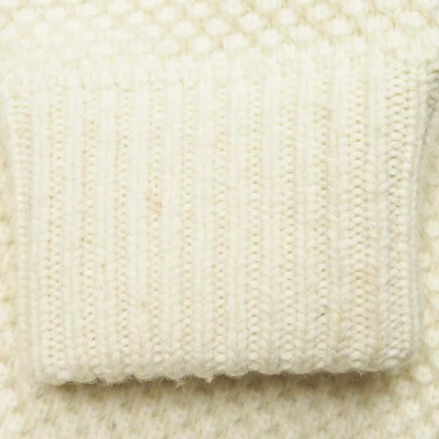 クレプスキュール crepuscule 17AW 日本製 Wool Moss Stitch L/S ウールカノコクルーネックニット 1703-013W フリー オフホワイト 長袖 プルオーバー |  | 06