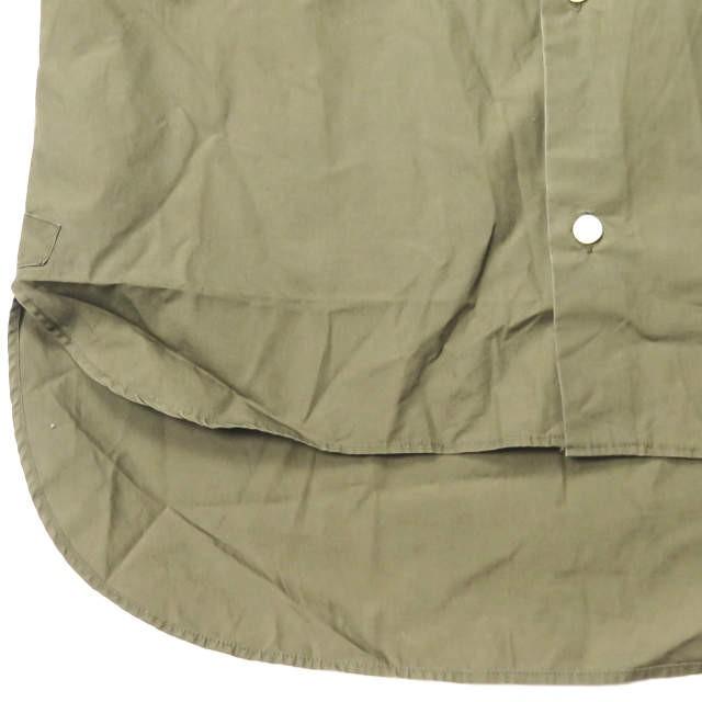 美品　マディソンブルー　半袖シャツ　カーキ　サイズ1 美品 マディソンブルー J.BRADLEY 半袖 コットン シャツ カーキ S