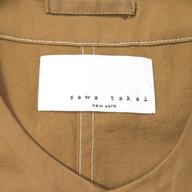サワタカイ sawa takai 19SS 日本製 コットンカットオフベスト SS19-0008 S ブラウン ジレ リボン トップス |  | 02