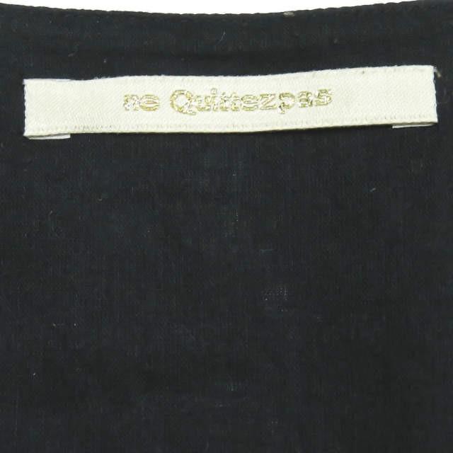 ◆美品 ヌキテパ カシュクール Vネック ハイウエストギャザーワンピース ne Quittez pas(ヌキテパ)Vネックハイウエストギャザー