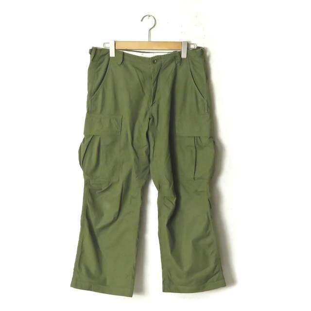 ヤエカライクウェア YAECA LIKE WEAR 日本製 FATIGUE PANTS ファティーグパンツ 15620 32 カーキ ミリタリー カーゴ コットン ボトムス メンズ | 