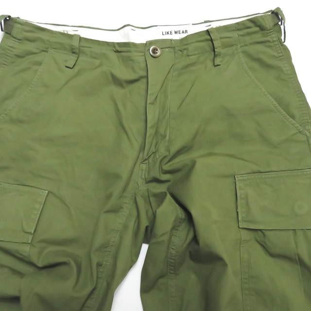 ヤエカライクウェア YAECA LIKE WEAR 日本製 FATIGUE PANTS ファティーグパンツ 15620 32 カーキ ミリタリー カーゴ コットン ボトムス メンズ |  | 03