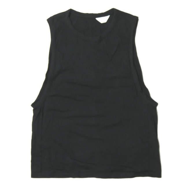 アンユーズド UNUSED 日本製 NO SLEEVE TEE ノースリーブTシャツ US1275 0 ブラック タンクトップ トップス | 