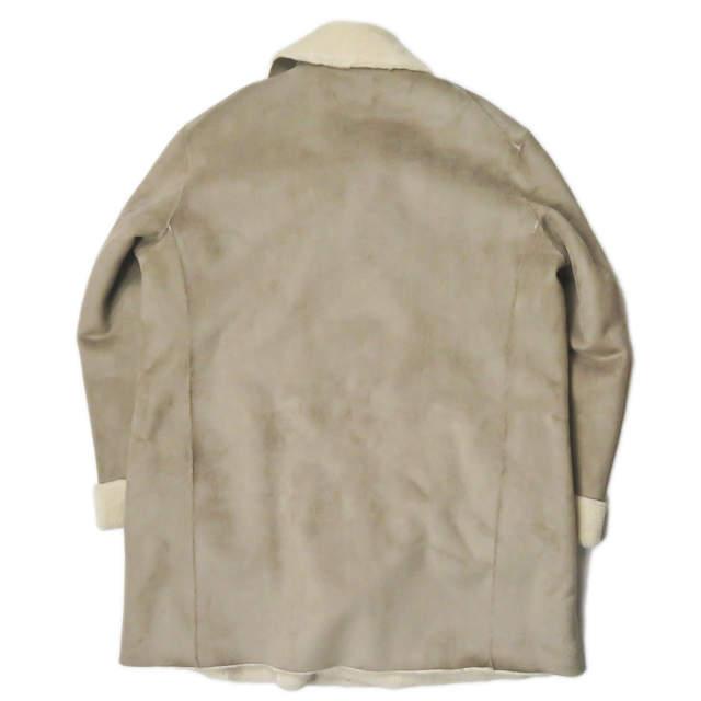 LE GLAZIK ルグラジック フェイクムートンチェスターコート JL-8839FMT 36 グレージュ アウター ☆☆lc27858 |  | 01