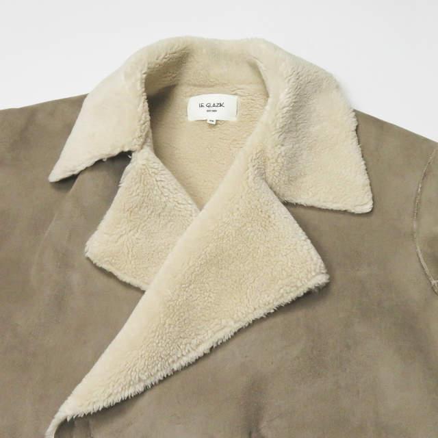 LE GLAZIK ルグラジック フェイクムートンチェスターコート JL-8839FMT 36 グレージュ アウター ☆☆lc27858 |  | 03