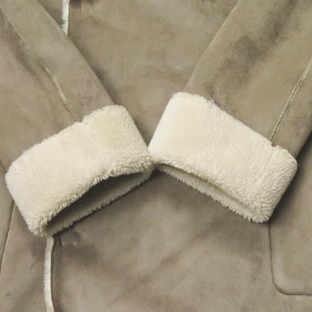 LE GLAZIK ルグラジック フェイクムートンチェスターコート JL-8839FMT 36 グレージュ アウター ☆☆lc27858 |  | 06