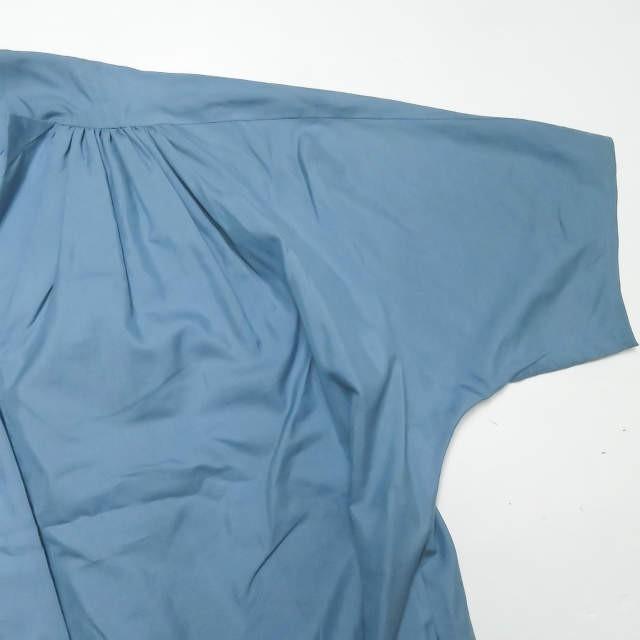 セヤ Seya 19ss 日本製 Season 4 Youth Dress スリットネックワンピース S ブルー コットン シルク ドルマンスリーブ トップス Lc274 Loopヤフーショッピング店 通販 Yahoo ショッピング