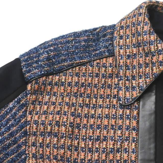 マメ mame 19AW 日本製 Plaid Lame Tweed Bomber Jacket マメ mame 19AW 日本製 Plaid Lame Tweed Bomber Jacket