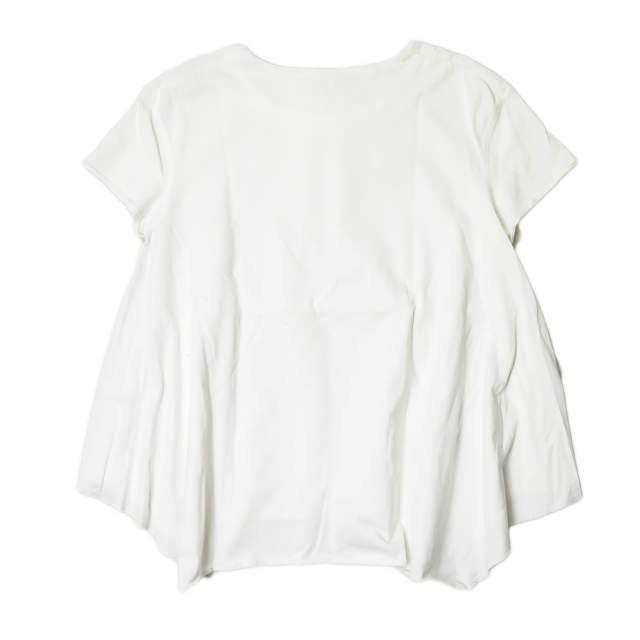ドゥロワー Drawer 日本製 フレアーショートスリーブTシャツ 6517-299-0218 2 ホワイト 半袖 カットソー トップス