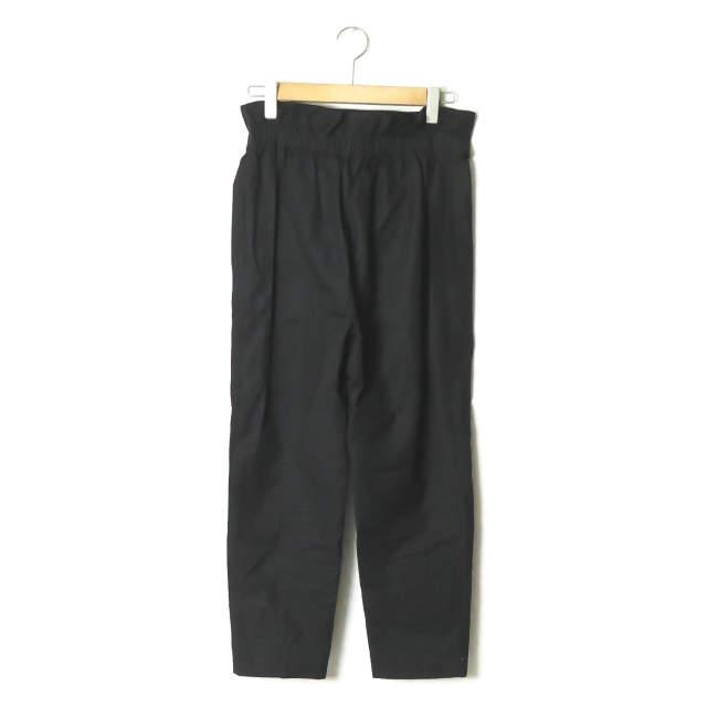 Drawer ドゥロワー 17SS 日本製 ラップスリムパンツ 6514-236-0722 38 ブラック ウエストリボン ボトムス ☆☆lc27938 |  | 01