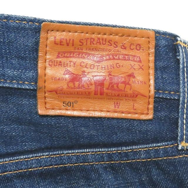 リーバイス Levi's アメリカ製 501 デニムパンツ 12501-0114 25 インディゴ 5ポケット ボタンフライ セルビッチ ボトムス |  | 02