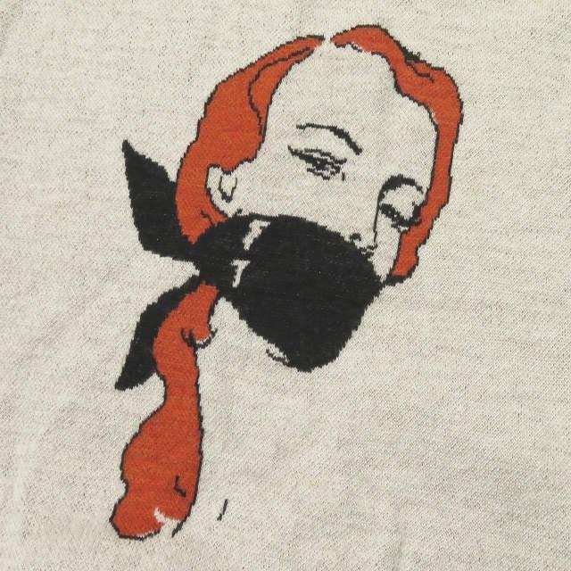 ジーヴィージーヴィー G.V.G.V. 日本製 MOUTH JACQUARD ROUND NECK NKIT TOP マウス ジャガードラウンドネックニットトップ GV1332018A 0/S |  | 04