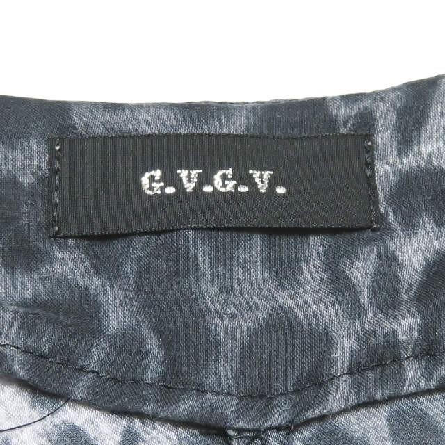 ジーヴィージーヴィー G.V.G.V. 日本製 レオパードVネックワンピース GV1141003A 36 グレー リヨセル トップス |  | 02