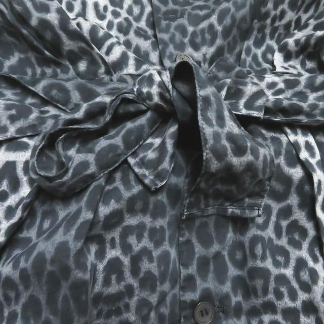 ジーヴィージーヴィー G.V.G.V. 日本製 レオパードVネックワンピース GV1141003A 36 グレー リヨセル トップス |  | 04