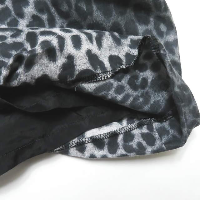 ジーヴィージーヴィー G.V.G.V. 日本製 レオパードVネックワンピース GV1141003A 36 グレー リヨセル トップス |  | 07