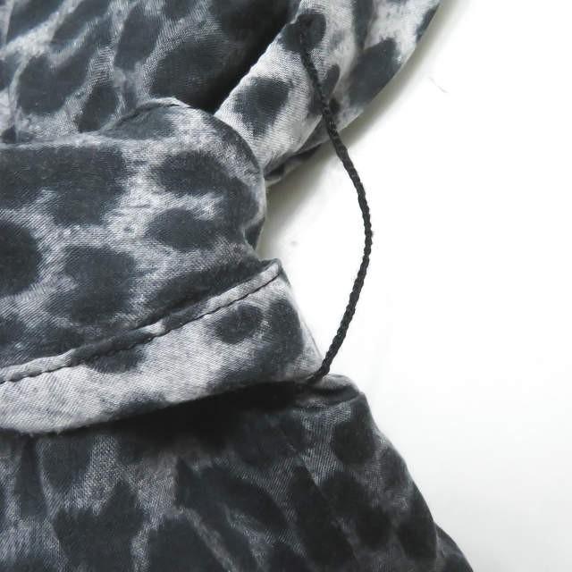 ジーヴィージーヴィー G.V.G.V. 日本製 レオパードVネックワンピース GV1141003A 36 グレー リヨセル トップス |  | 08