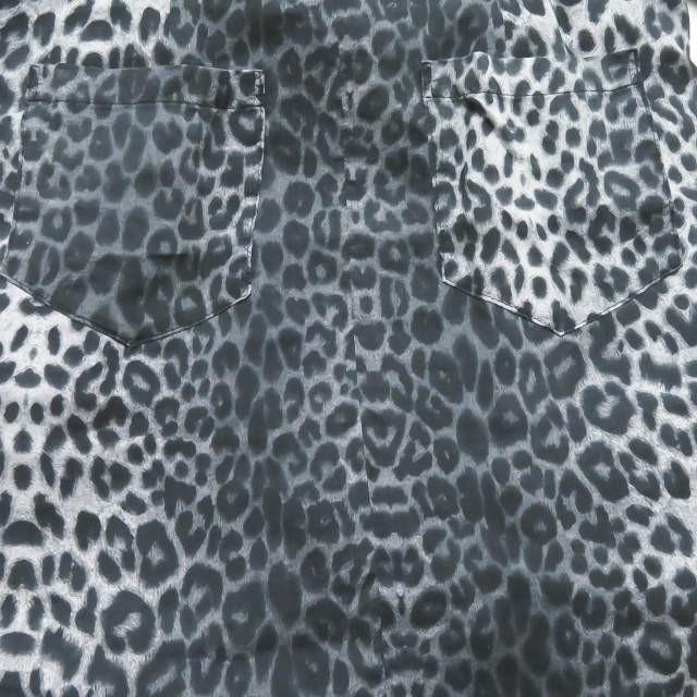 ジーヴィージーヴィー G.V.G.V. 日本製 レオパードVネックワンピース GV1141003A 36 グレー リヨセル トップス |  | 09