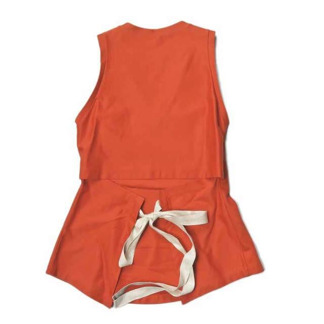 エリン ELIN 日本製 Vネックエプロントップ 11702-14-0903 36 オレンジ カットソー ノースリーブ トップス |  | 01