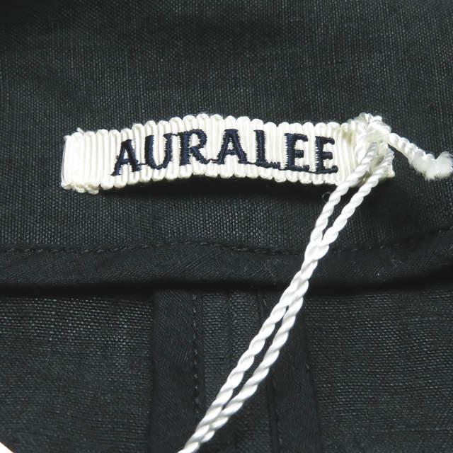AURALEE オーラリー 17SS 日本製 WASHED LINEN NO COLLAR COAT ウォッシュドリネンノーカラーコート A7SC04LP 0 ブラック ☆☆lc28228 |  | 02
