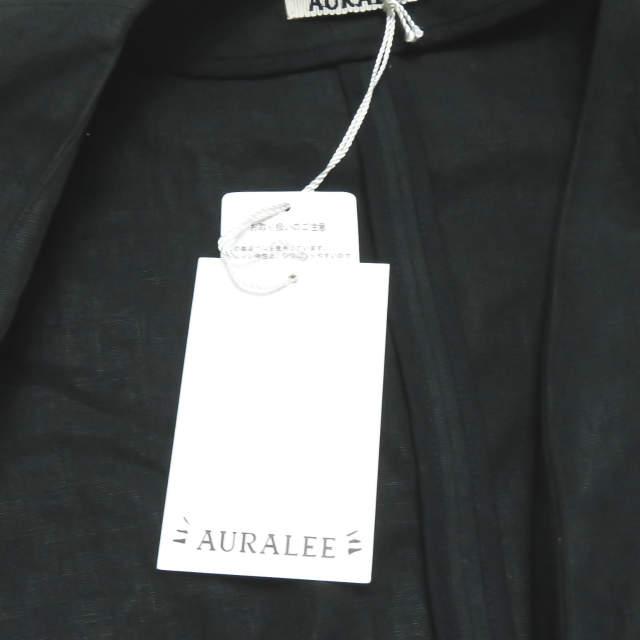 AURALEE オーラリー 17SS 日本製 WASHED LINEN NO COLLAR COAT ウォッシュドリネンノーカラーコート A7SC04LP 0 ブラック ☆☆lc28228 |  | 04