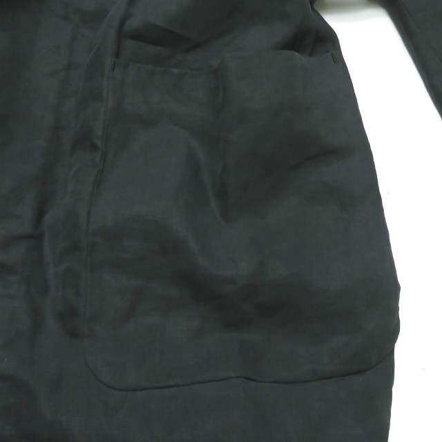 AURALEE オーラリー 17SS 日本製 WASHED LINEN NO COLLAR COAT ウォッシュドリネンノーカラーコート A7SC04LP 0 ブラック ☆☆lc28228 |  | 05