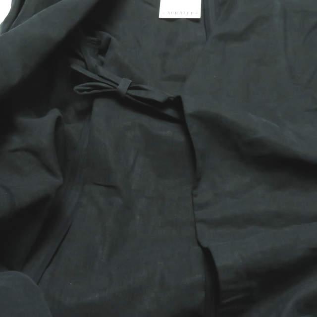 AURALEE オーラリー 17SS 日本製 WASHED LINEN NO COLLAR COAT ウォッシュドリネンノーカラーコート A7SC04LP 0 ブラック ☆☆lc28228 |  | 08