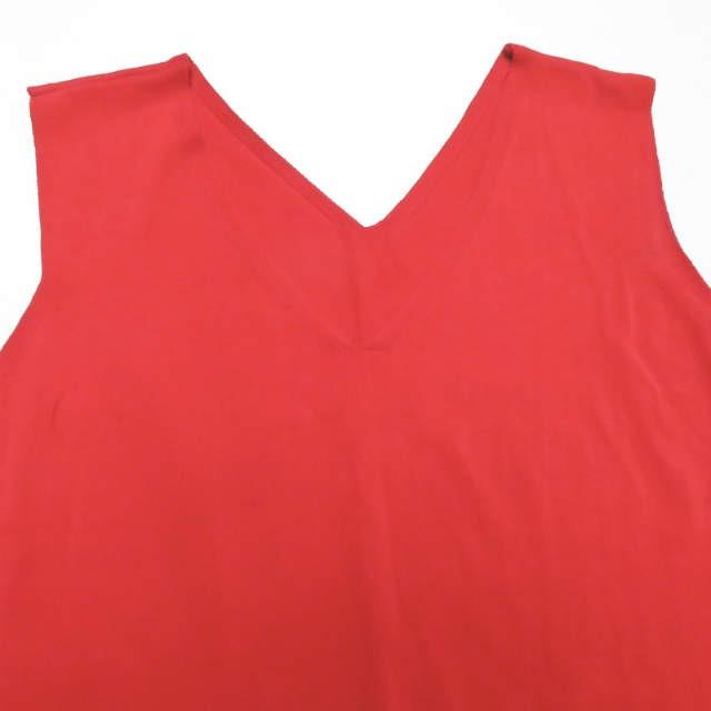 エンフォルド ENFOLD 19SS ウォッシャブルコットンストレートボックスドレス 300CS373-2300 38 レッド ノースリーブ ニット ワンピース トップス |  | 03