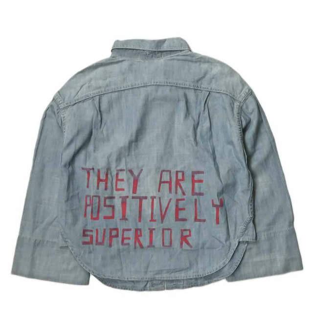 リーバイスレッド Levi's RED DEIRDRE シャンブレーレギュラーカラーシャツ WPL-423 XS ライトブルー 長袖  トップス |  | 01